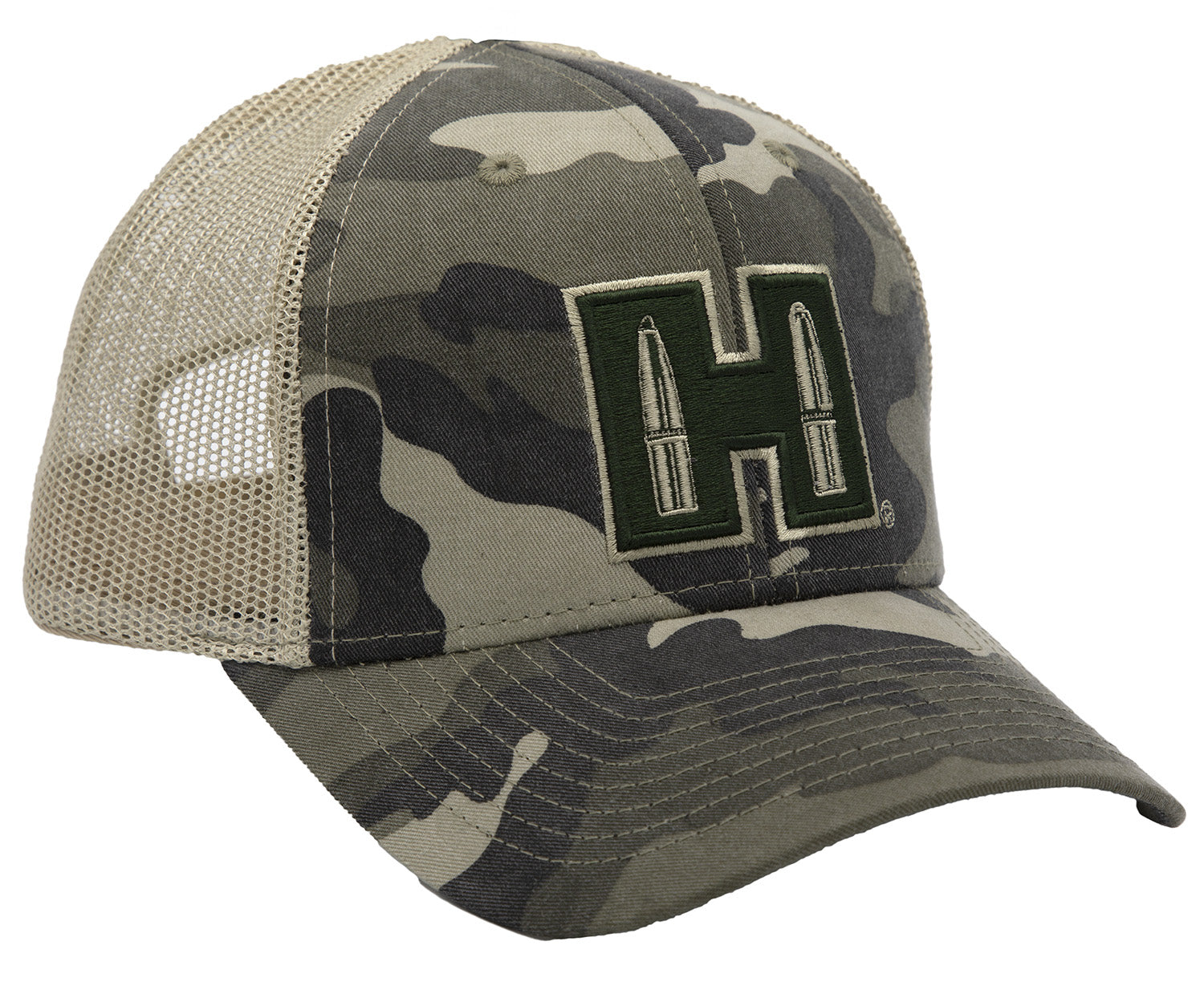 Hornady 99215 Camo Mesh Structured Cap with Hornady Branding