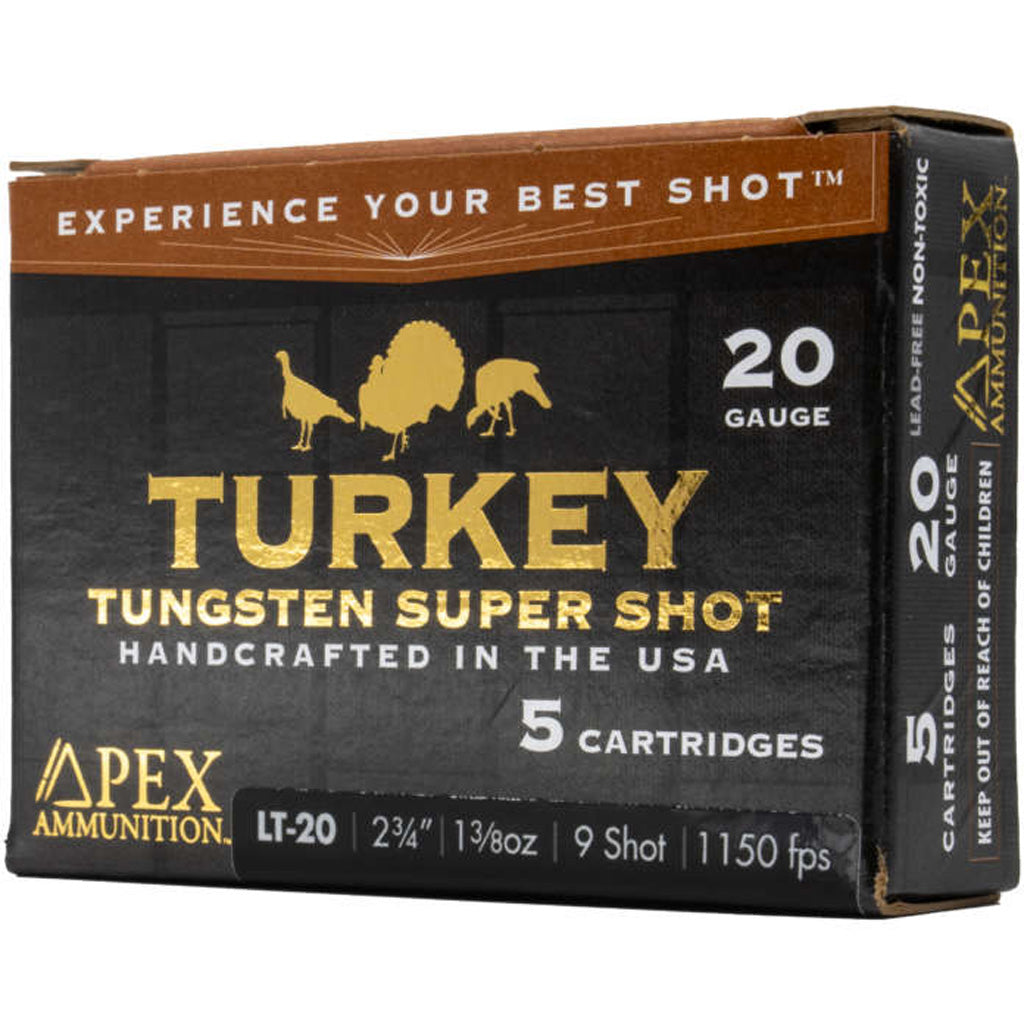 Apex Turkey TSS Shotgun Ammo 20 Gauge 2.75 in 1-3/8 oz #9