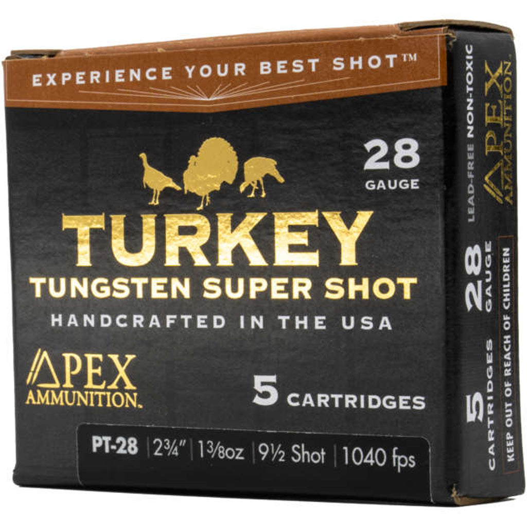 Apex Turkey TSS Shotgun Ammo 28 Gauge 2.75 in 1-3/8 oz #9