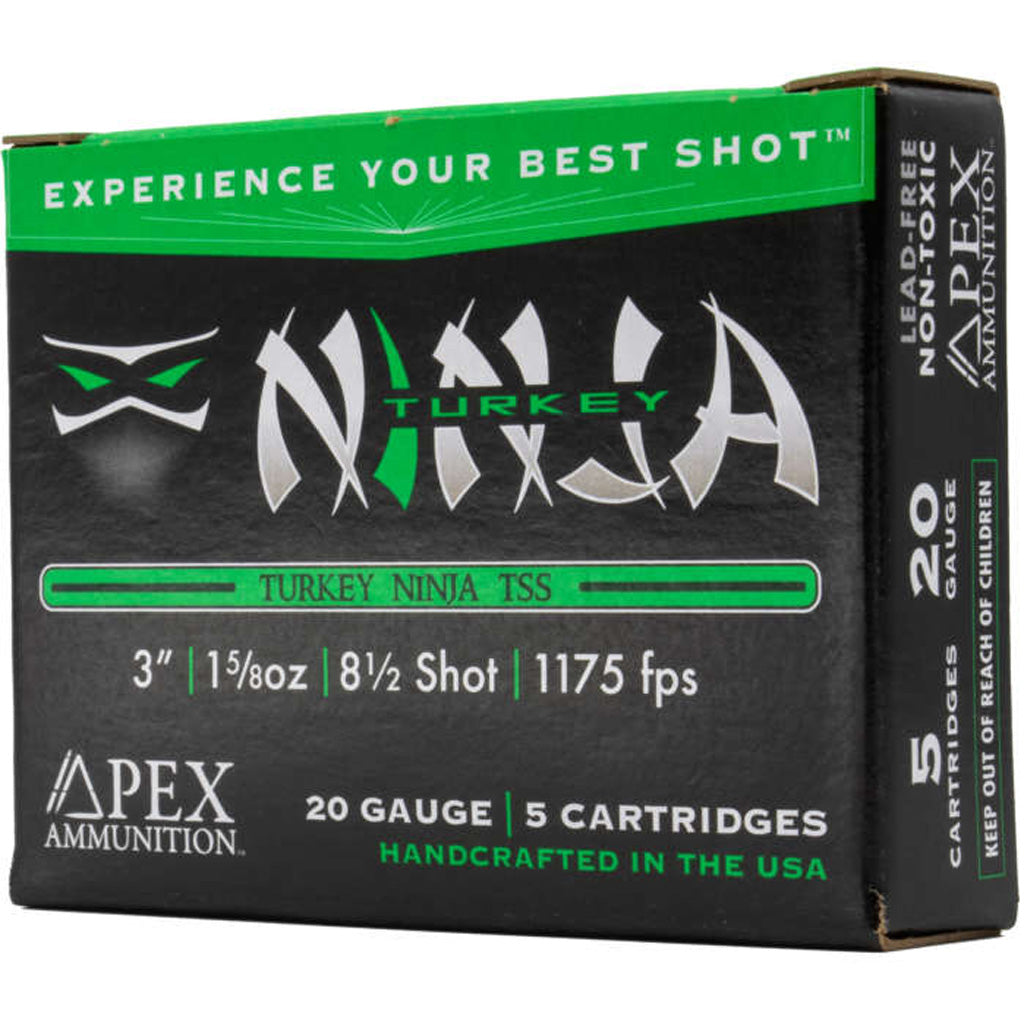 Apex Turkey Ninja TSS Shotgun Ammo 20 Gauge 3 in 1-5/8 oz #8.5