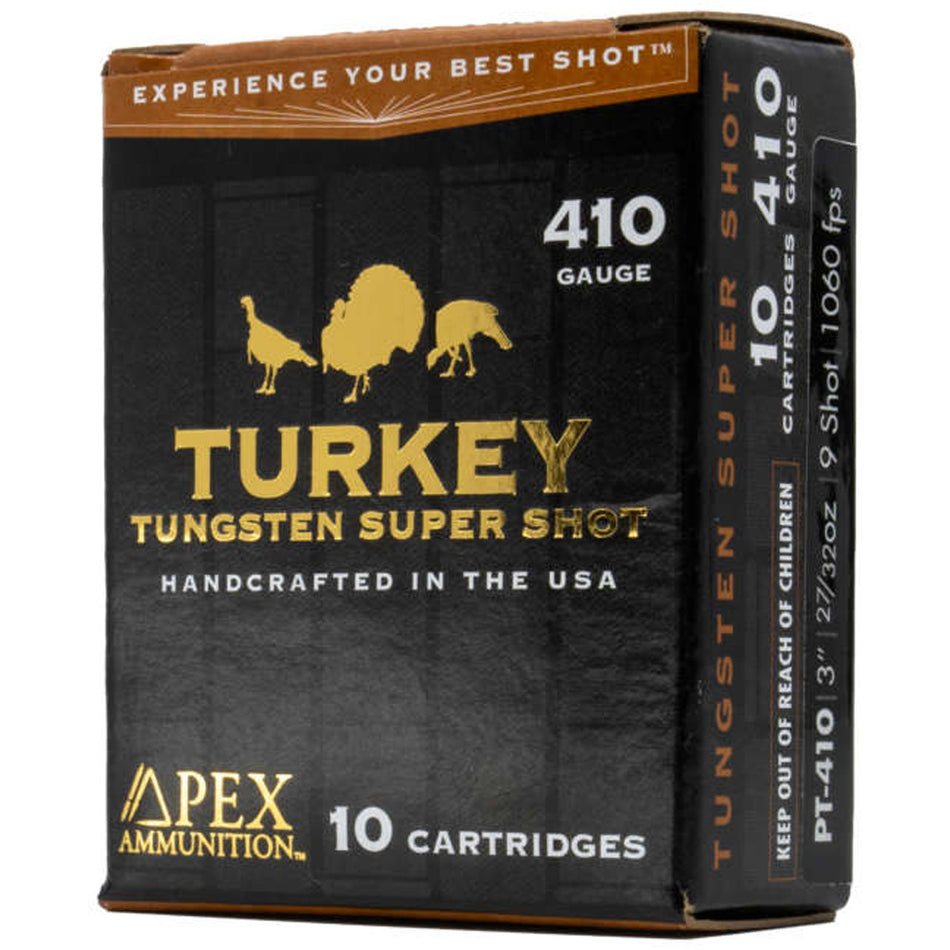 Apex Turkey TSS Shotgun Ammo .410 Bore 3 in 27/32 oz #9.5