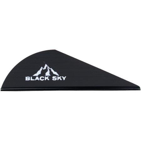 Bohning 2 in. Black Sky Black Crossbow Vane 36 pk.
