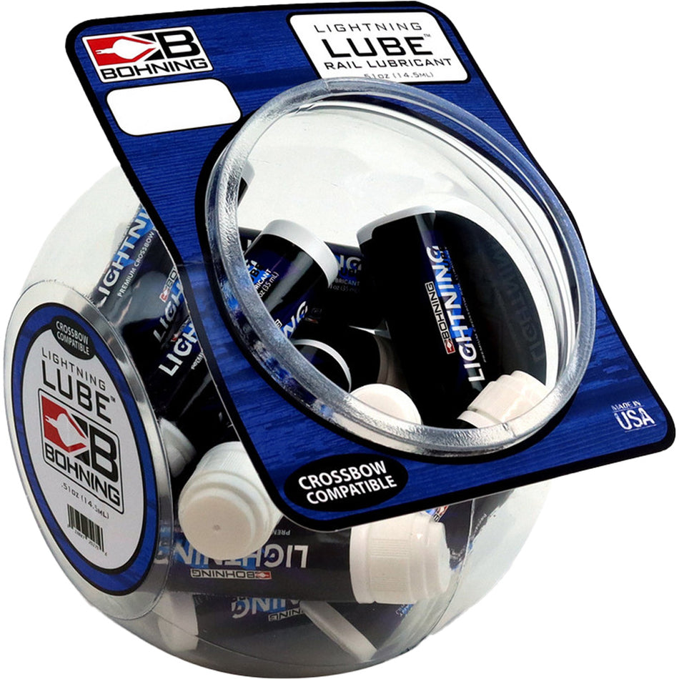 Bohning Silicone Crossbow Rail Lube with Sponge Applicator Display 16 Tubes
