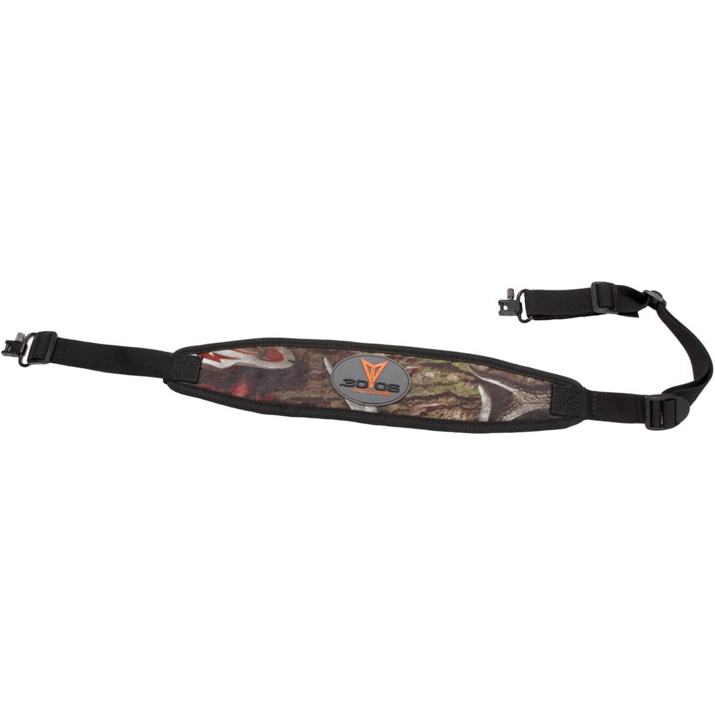 30-06 Dorado Adjustable Padded Gun Sling w/Swivels Iron Buck Camo