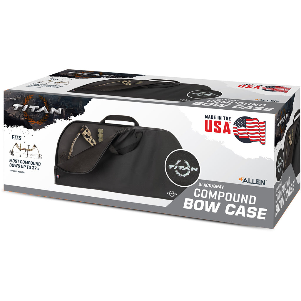 Allen Titan Bow Case Black Soft with Full Zipper Closure