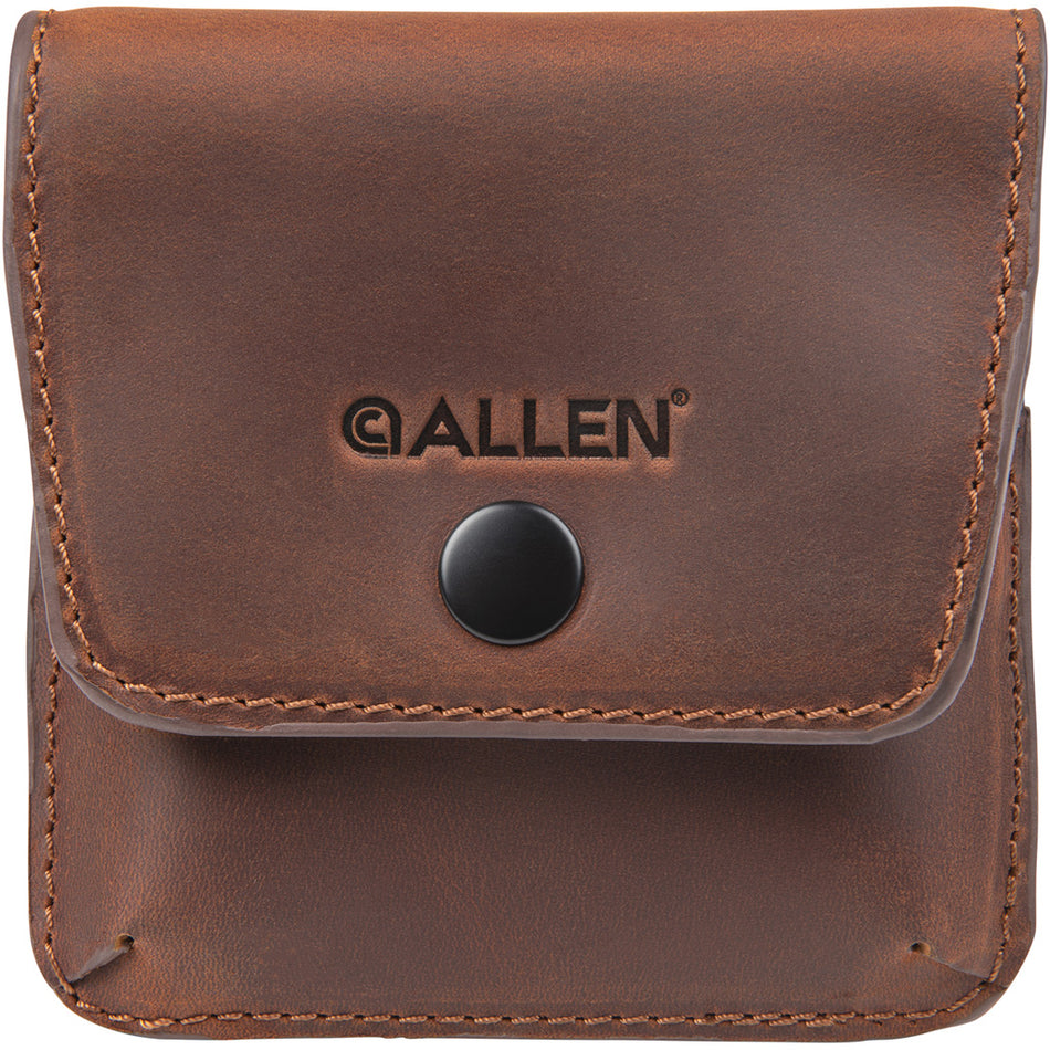 Allen Del Norte Full Grain Leather Cartridge Belt Pouch Brown
