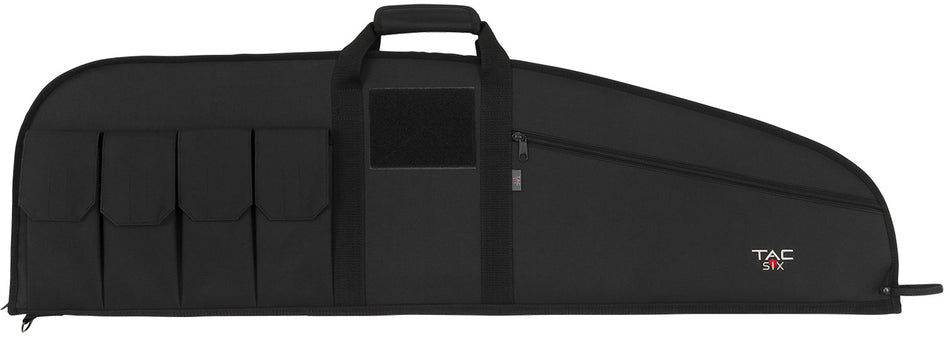 Tac Six Range Tactical Rifle Case 42" Black Endura Foam Padded Lockable