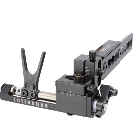 Specialty Archery Influence Left Hand Deluxe Rest Kit with Extension and Double Berger Holes
