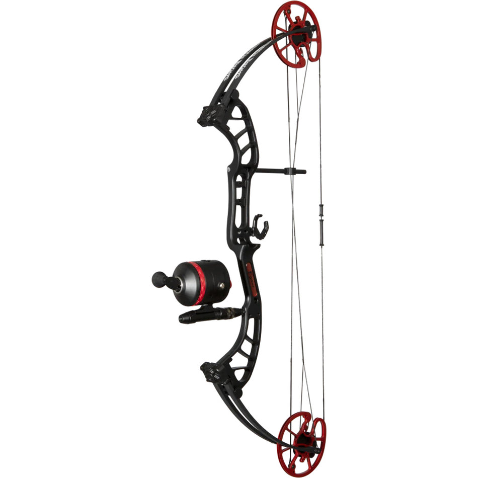 Cajun Shore Runner EVS Bowfishing Compound Bow in Black/Red