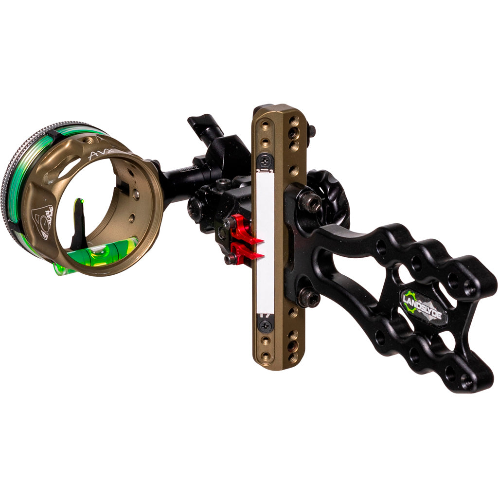 Axcel LANDSLYDE Bowhunting Slider Sight AVX-41 1 Pin .029 Green Fiber Optic