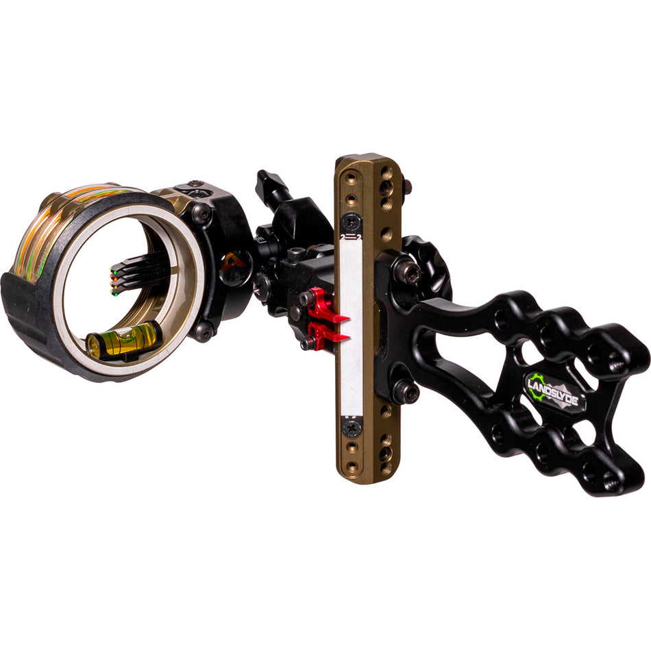 Axcel LANDSLYDE Bowhunting Slider Sight AccuStat II Micro 4-Pin .019 Configuration