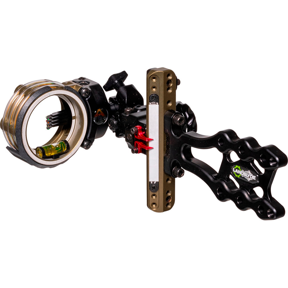 Axcel LANDSLYDE Bowhunting Slider Sight AccuStat II Micro 4-Pin .010 Configuration