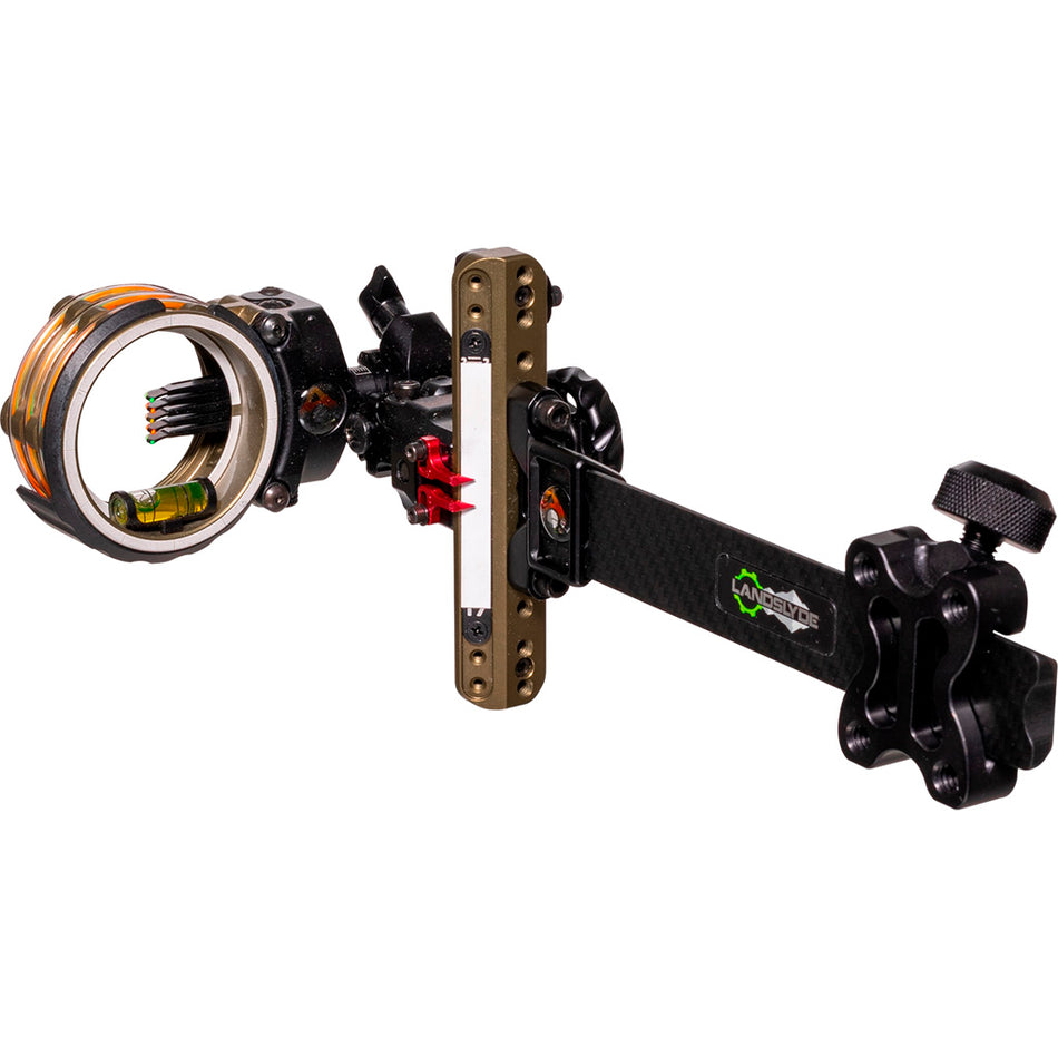 Axcel LANDSLYDE Carbon Pro Slider AccuStat II Micro 5-Pin .019 Bowhunting Sight