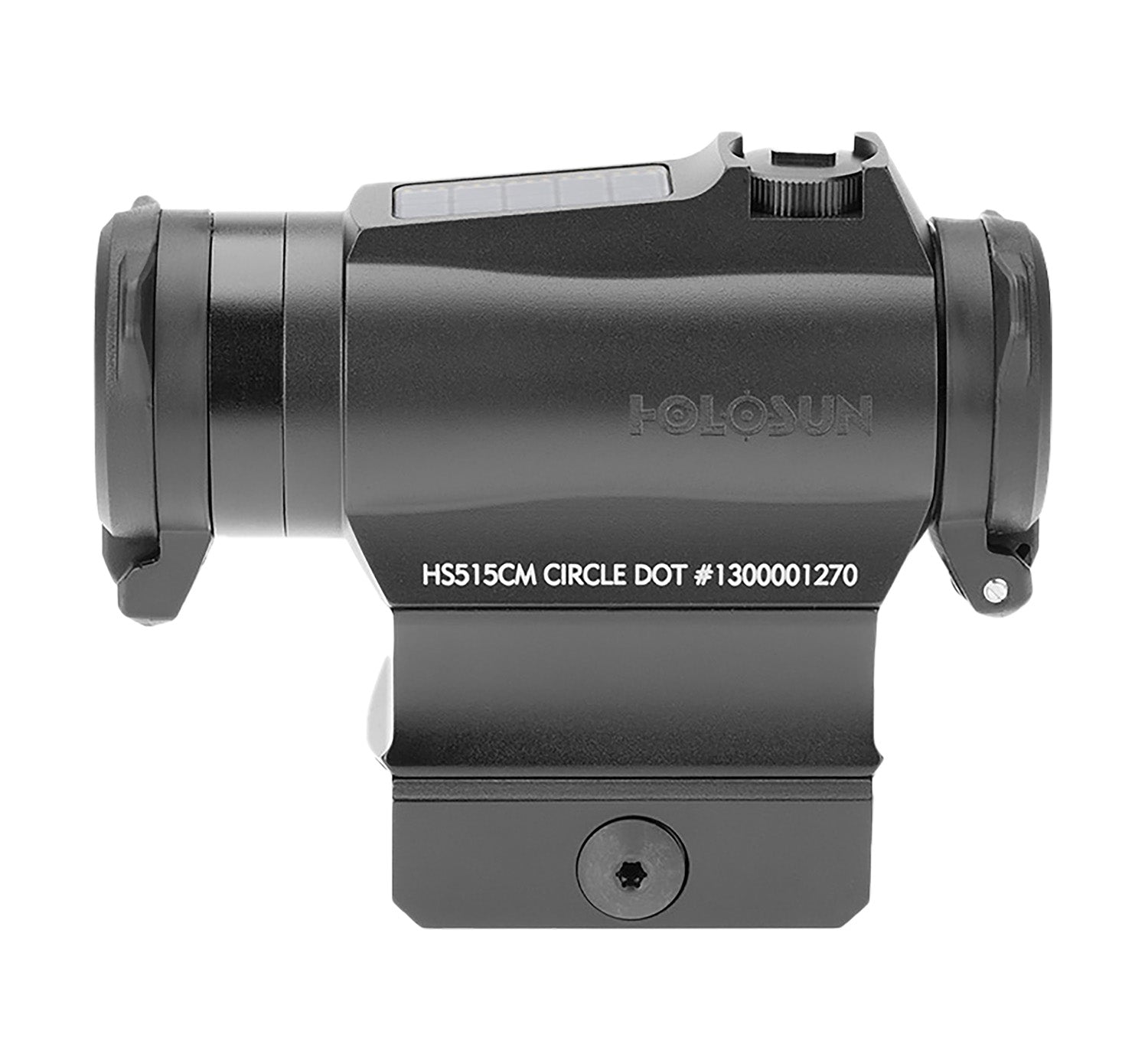 Holosun HS515CM Black Anodized 2 MOA Red Dot/65 MOA Ring Micro Optic Quick Release Mount