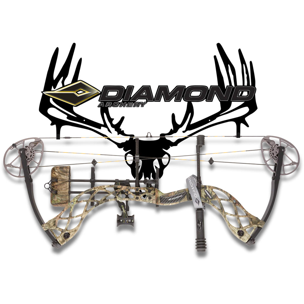 Raxx Diamond Bow Wall Hanger Carbon Steel