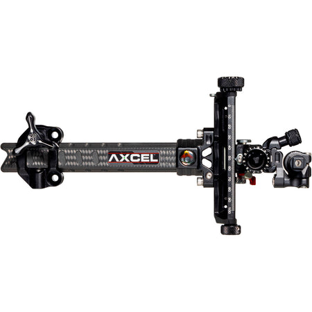Axcel Achieve XP Pro Compound Bow Sight Carbon Bar 6 in. RH Black/Black