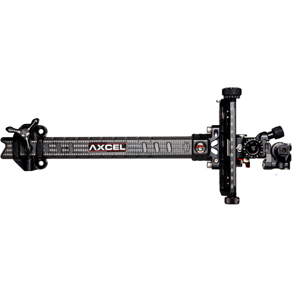 Axcel Achieve XP Pro Compound Bow Sight Carbon Bar 9 in. RH Black/Black