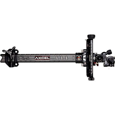Axcel Achieve XP Pro Compound Bow Sight Carbon Bar 9 in. RH Black/Black