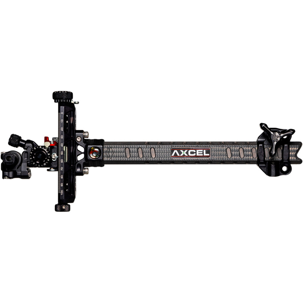 Axcel Achieve XP Pro Compound Bow Sight Carbon Bar 9 in. LH Black/Black