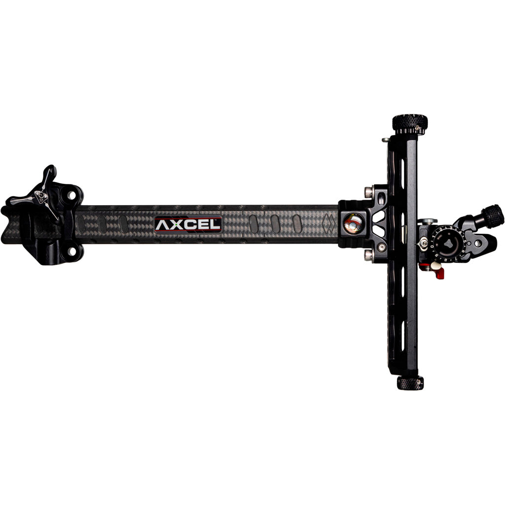 Axcel Achieve XP Pro Recurve Bow Sight Carbon Bar 9 in. RH Black/Black