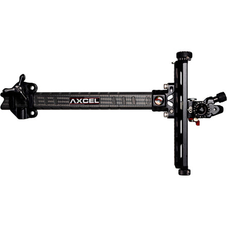 Axcel Achieve XP Pro Recurve Bow Sight Carbon Bar 9 in. RH Black/Black
