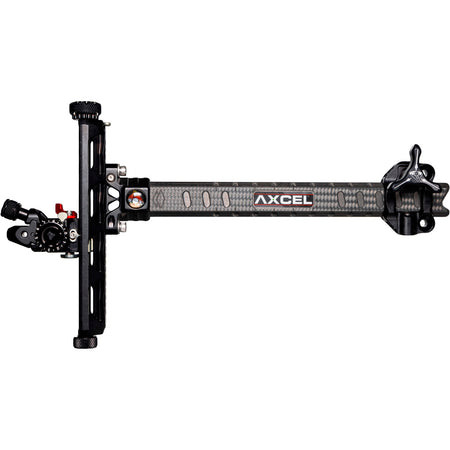 Axcel Achieve XP Pro Recurve Bow Sight Carbon Bar 9 in. LH Black/Black