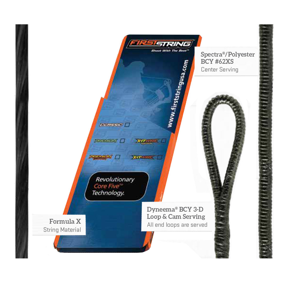 FirstString Classic Replacement String Set Black - Mathews Traverse