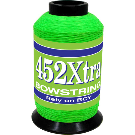 BCY 452Xtra Fluorescent Green Bowstring Strand Material 1/4 lb