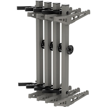Novix Compact Mini Double Step Climbing Sticks Classic Gray 4 pk.