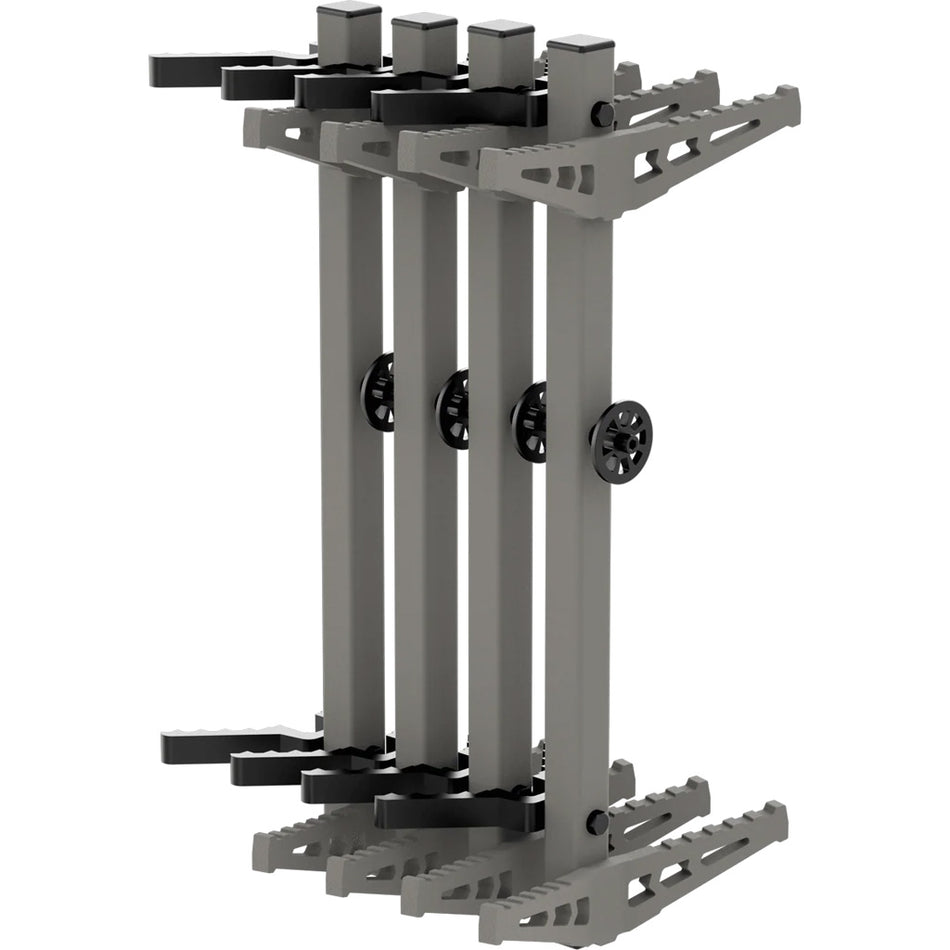 Novix Compact Mini Double Step Climbing Sticks Classic Gray 4 pk.