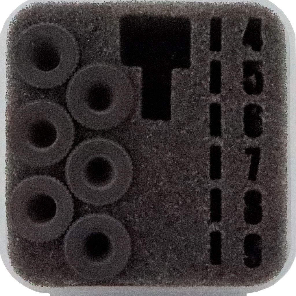 Specialty Iron I Complete 6-Aperture Rifle Peep Kit with Protective Case