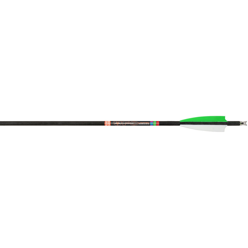 30-06 UFO Green Lighted Nock Carbon Crossbow Bolt 20 in. Pack of 3