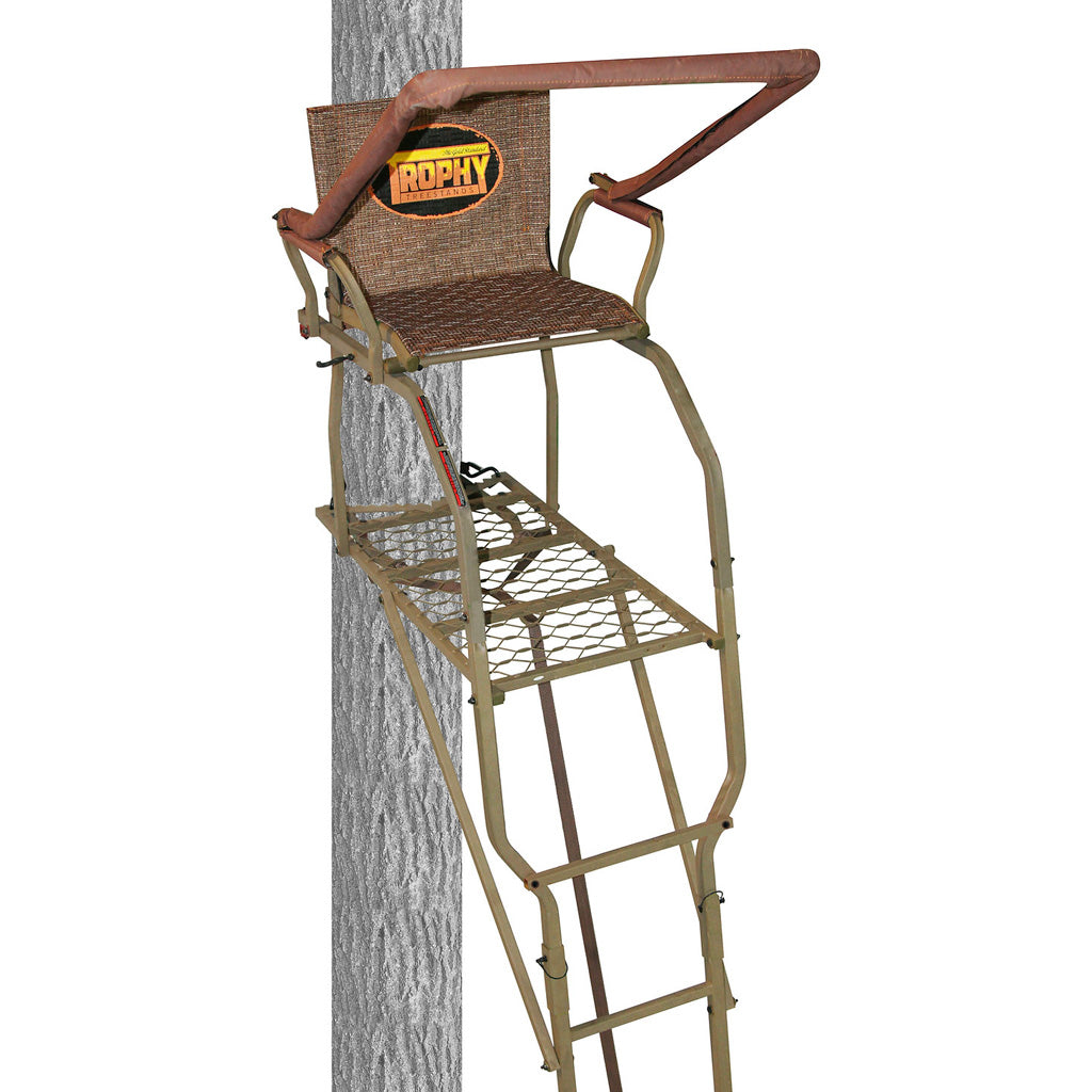Trophy Treestands Strike Eagle Steel Ladderstand 18 ft. Single Person