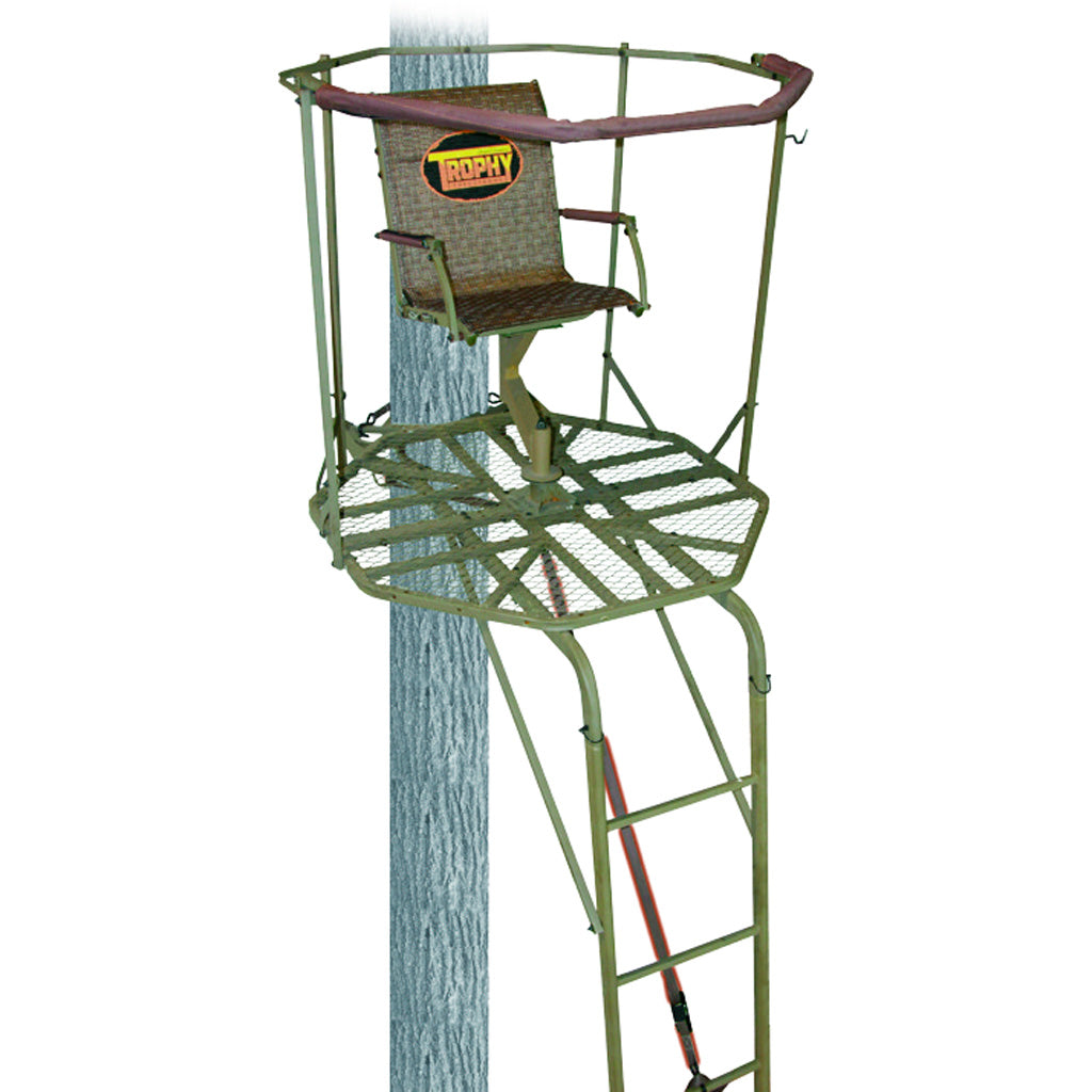 Trophy Treestands Aimer 360 Steel Ladderstand 16 ft. Single Person