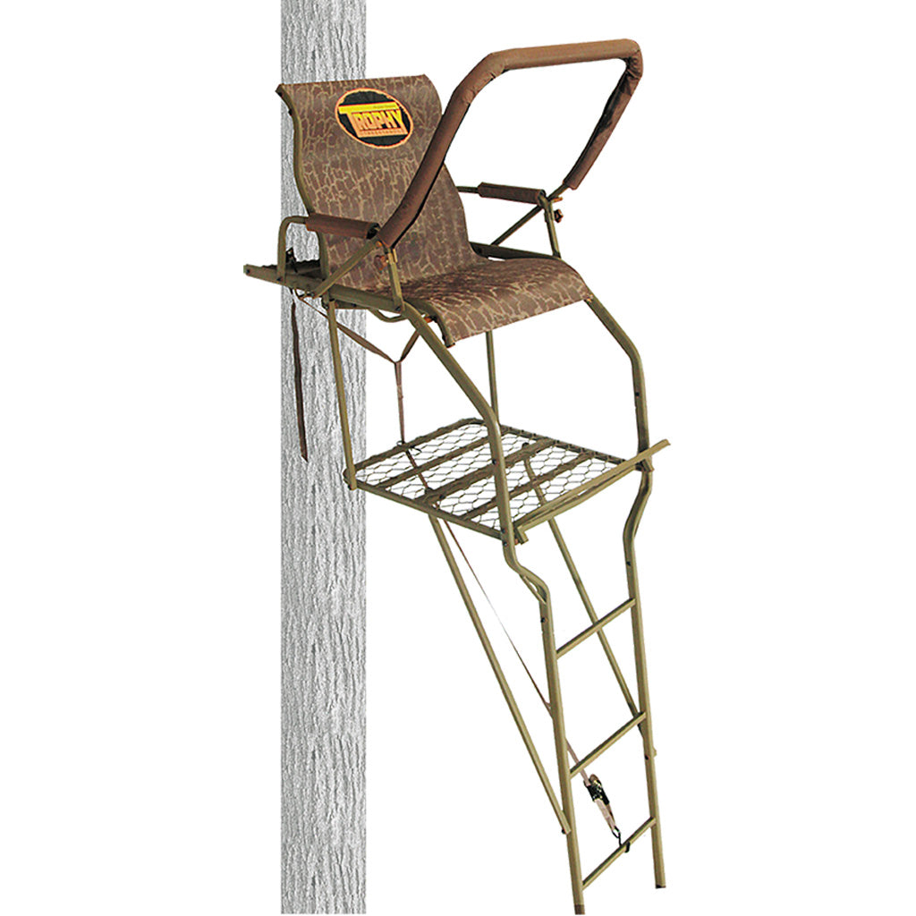 Trophy Treestands Gunny Steel Ladderstand 20 ft. Textile Seat Single Person