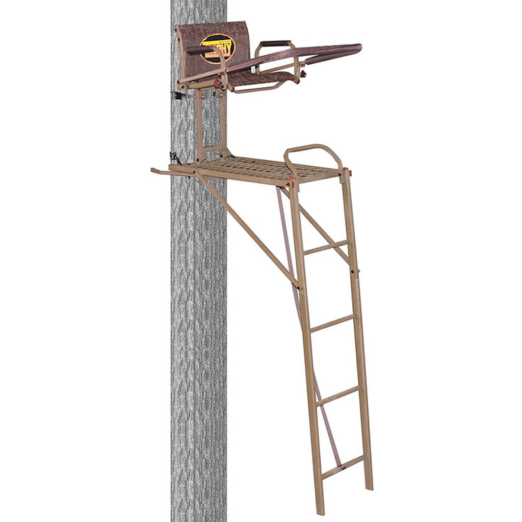 Trophy Treestands Spartan Steel Ladderstand 24 ft. Single Person 300 lb Capacity
