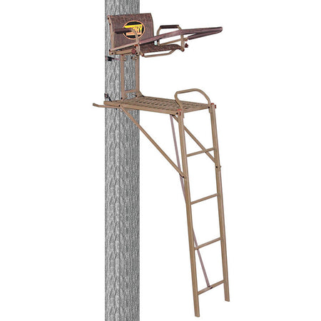 Trophy Treestands Spartan Steel Ladderstand 24 ft. Single Person 300 lb Capacity