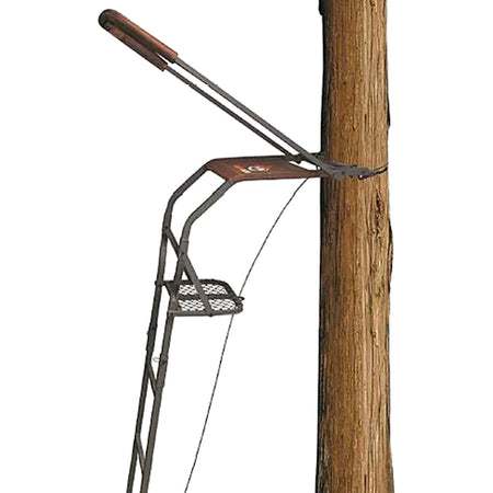 Trophy Treestands Maxgrip Deluxe Steel Ladderstand 16 ft. Textilene Seat