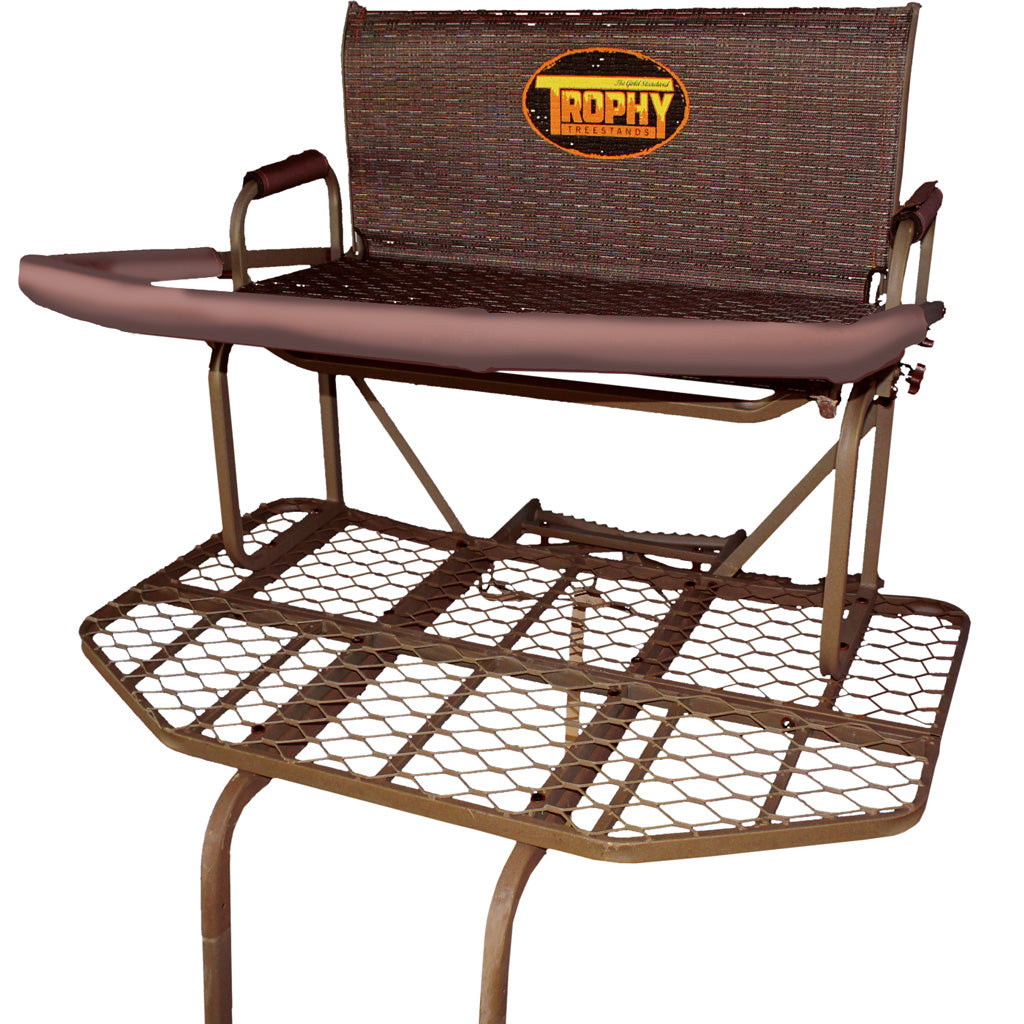 Trophy Treestands Samson Steel Ladderstand 16 ft. Two Person Textilene Seat