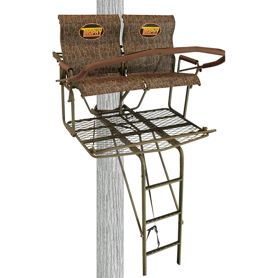 Trophy Treestands 20 ft. Big Easy Two-Hunter Ladderstand