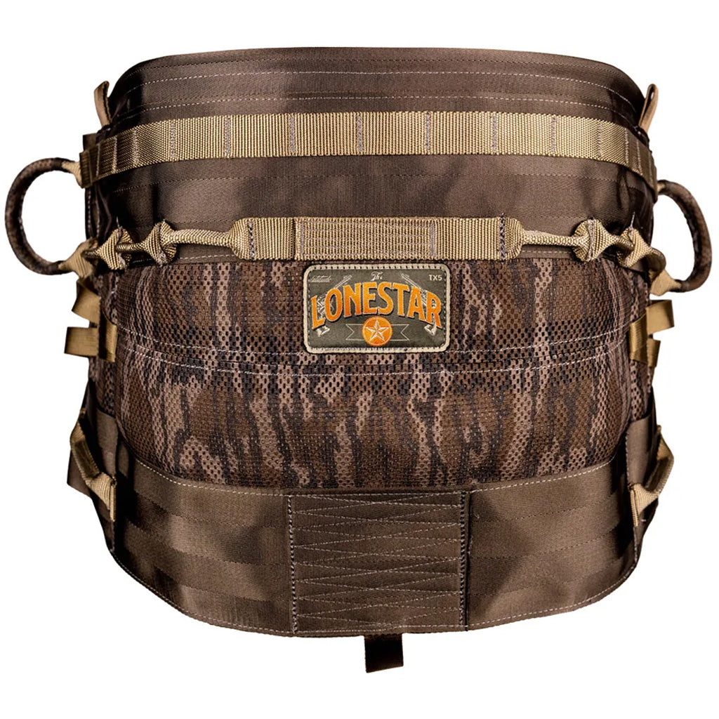 Latitude Lonestar Single-Panel Saddle MO Bottomlands Camo Pattern
