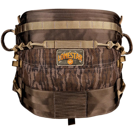 Latitude Lonestar Single-Panel Saddle MO Bottomlands Camo Pattern