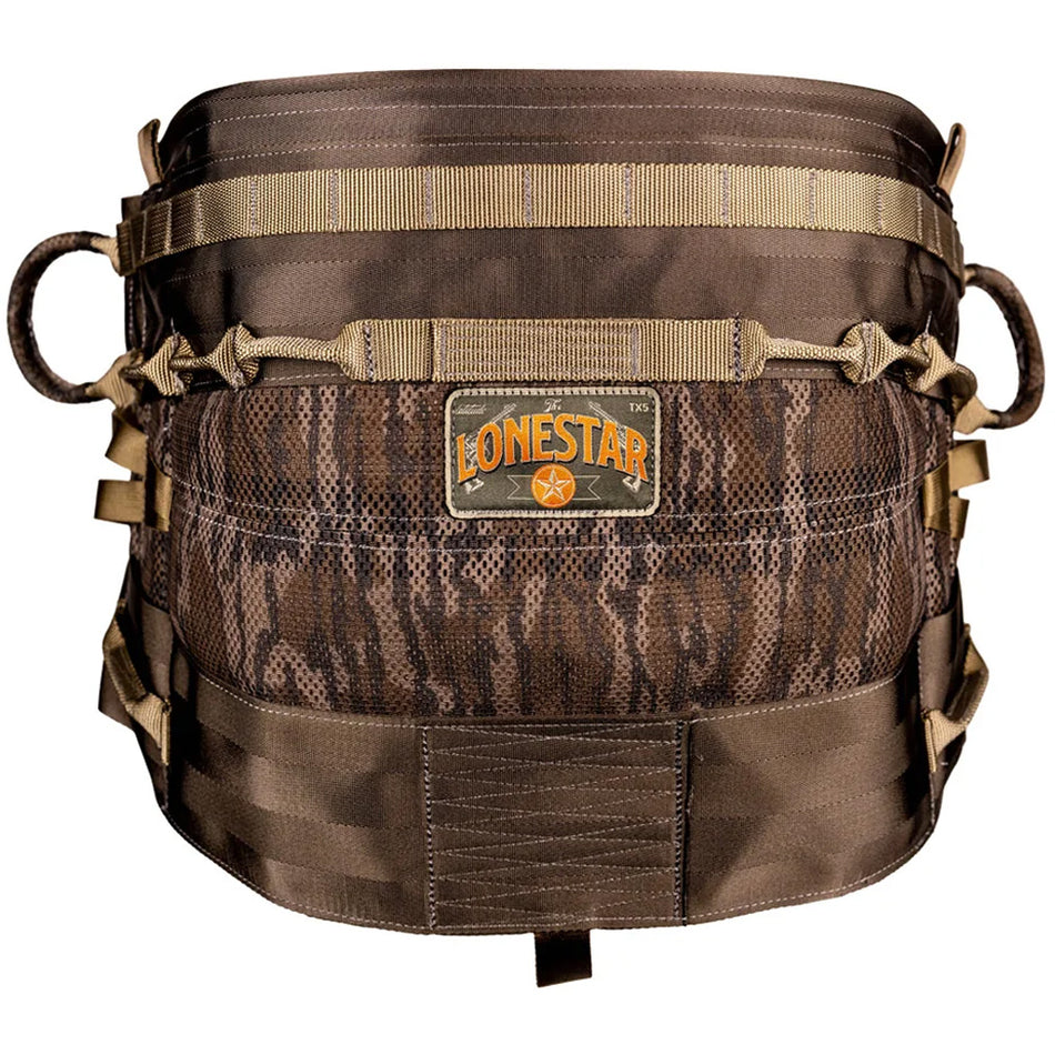 Latitude Lonestar Single-Panel Saddle MO Bottomlands Camo Pattern