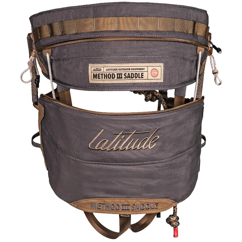 Latitude Method 3 Single-Panel Hunting Saddle Gray
