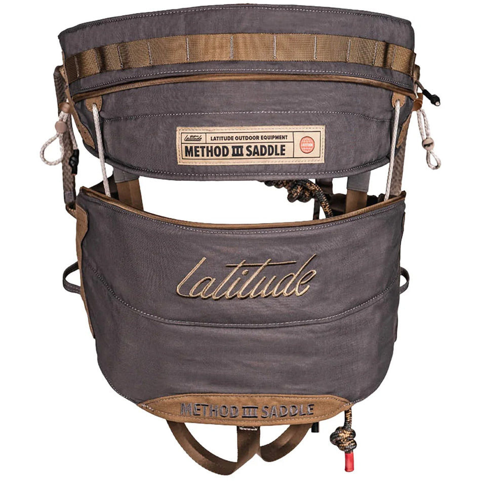 Latitude Method 3 XL Single-Panel Hunting Saddle Gray