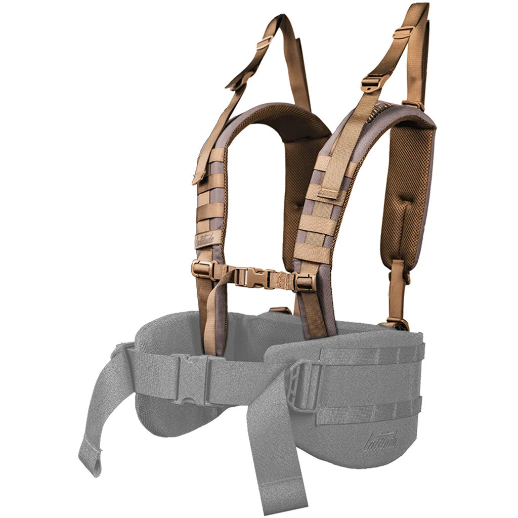 Latitude Outdoors Gen 2 Back Straps Gray for Hunting Packs