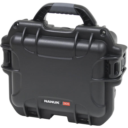 Nanuk 905 Black Hard Protective Pistol Case with Foam - 9.4x7.4x5