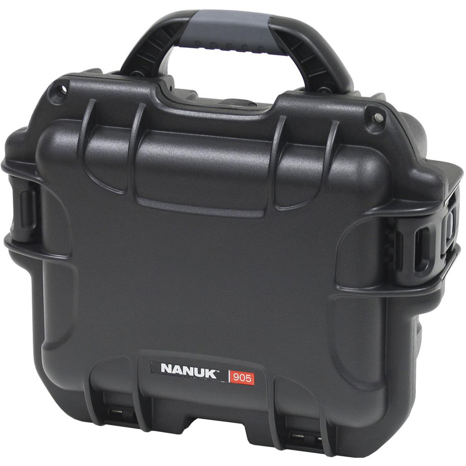 Nanuk 905 Black Hard Protective Pistol Case with Foam - 9.4x7.4x5