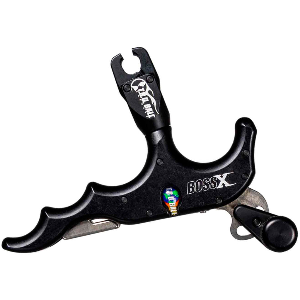 Tru Ball Boss X Thumb Button Release, 4-Finger, Black