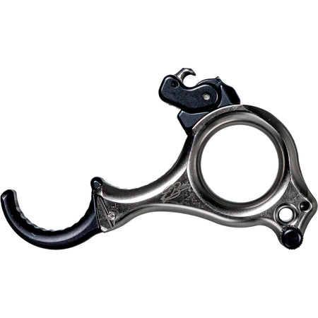 Tru Ball Fulkrum AC Flex Medium 3-Finger Archery Release, Quick Silver Brass